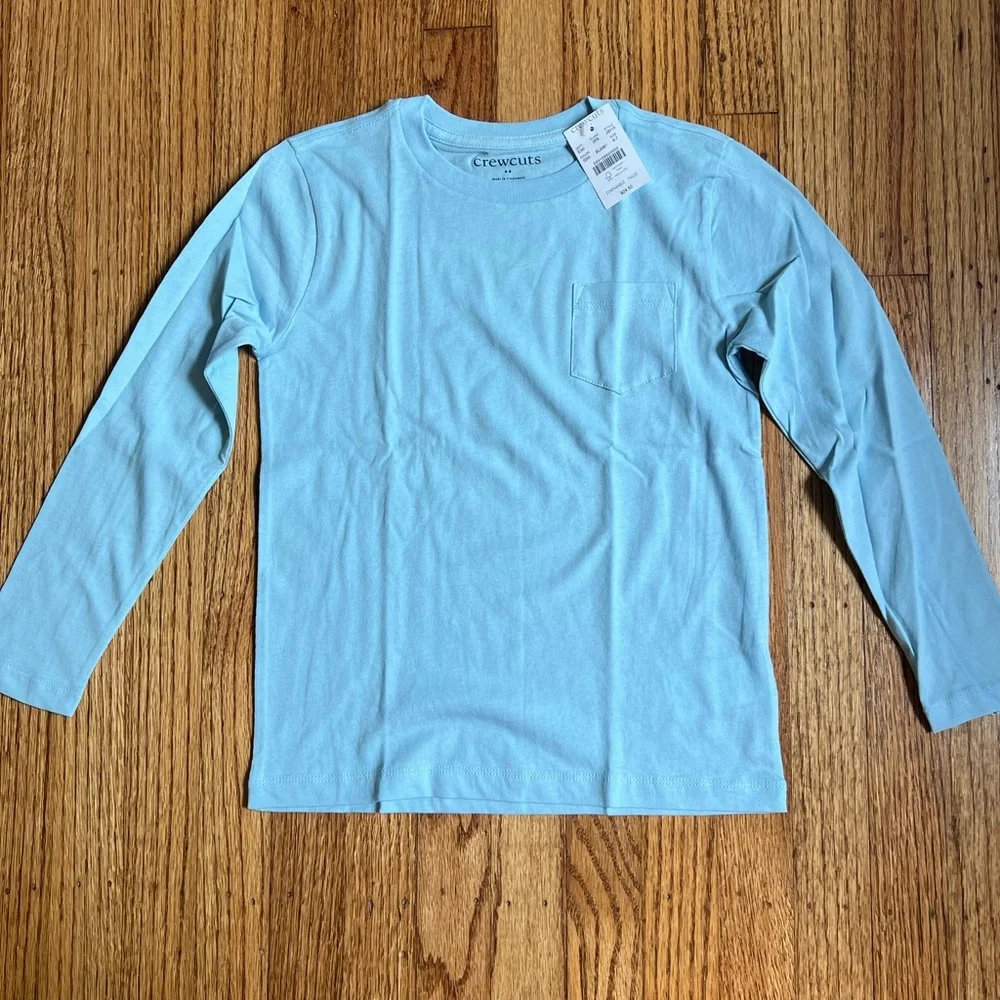 NWT J. Crew Crewcuts Long Sleeve Shirt, Size 6-7
